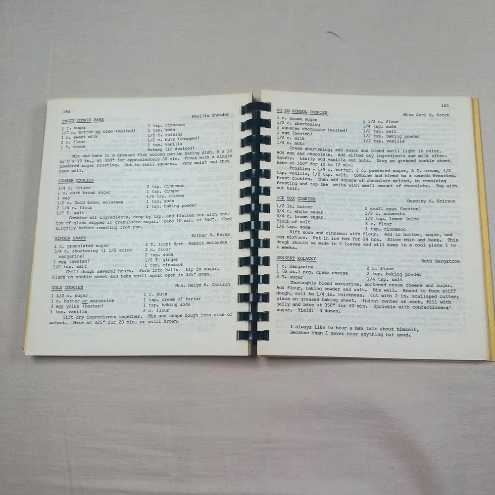 Vintage 1974 The Happy Cooker Moline Public Hospital Auxiliary Cookbook Illinois